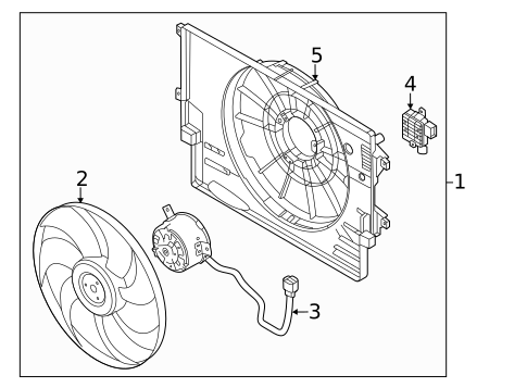 Cooling Fan for 2023 Kia Seltos #0