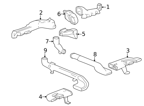 Ducts for 2018 GMC Terrain #0
