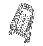 52107352696 - Body: Seat Back Frame for BMW: X1 Image