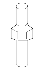 N91139001 - Body: Fender Mtg Bkt Bolt for Volkswagen: Atlas, Atlas Cross Sport, e-Golf, Golf, Golf Alltrack, Golf R, Golf SportWagen, GTI, ID. Buzz, ID.4, Jetta, Taos, Tiguan Image