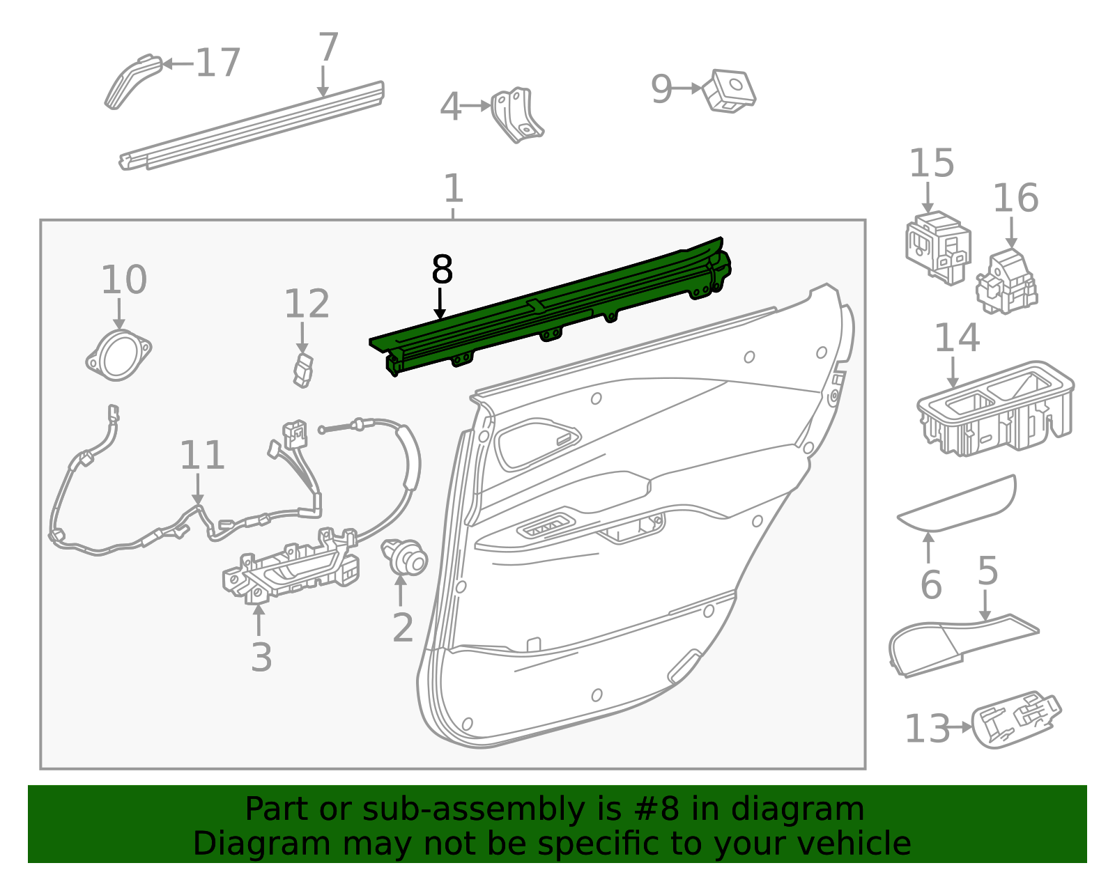 2023-2025 Lexus Door Glass Sunshade 65907-48030 | OEM Parts Online