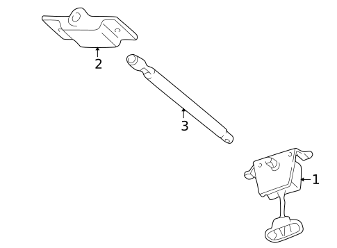 Spare Tire Carrier for 2005 Saturn Relay #0