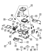 5LT86XDVAB - : Console Armrest for Mopar Image