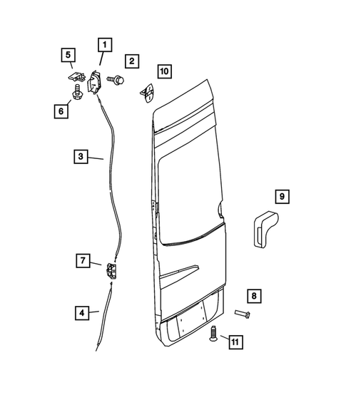 Dual and Single Cargo Door for 2008 Dodge Sprinter 3500 #2