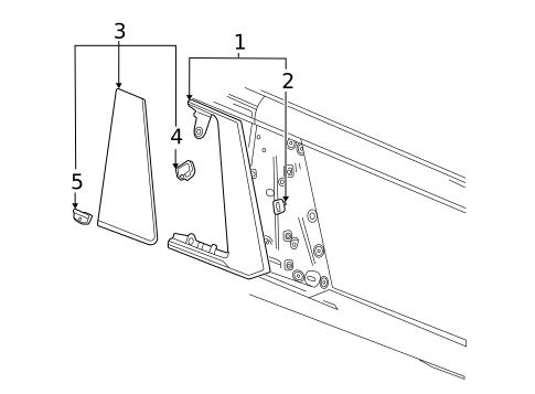Exterior Trim - Quarter Panel for 2023 Cadillac Escalade ESV #0