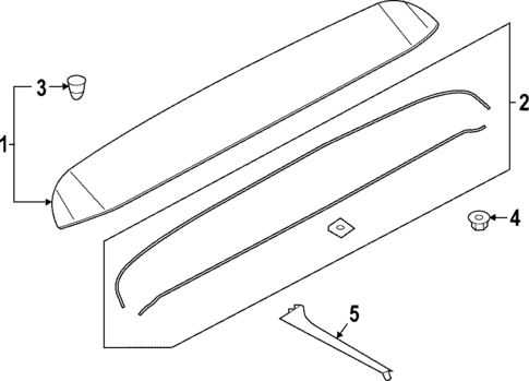 Spoiler for 2023 Audi SQ5 Sportback #0