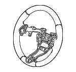 78501TJBA21ZC - : Steering Wheel for Acura Image