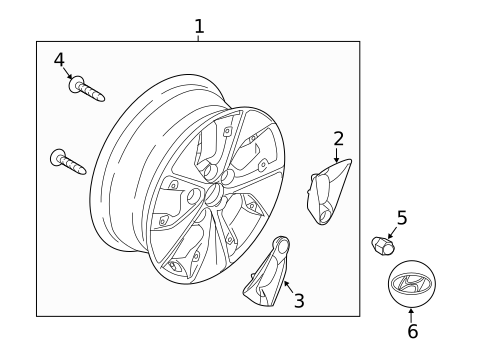 Wheels for 2017 Hyundai Ioniq #0