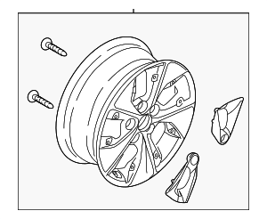 52905G7200 - : Wheel for Hyundai: Ioniq Image