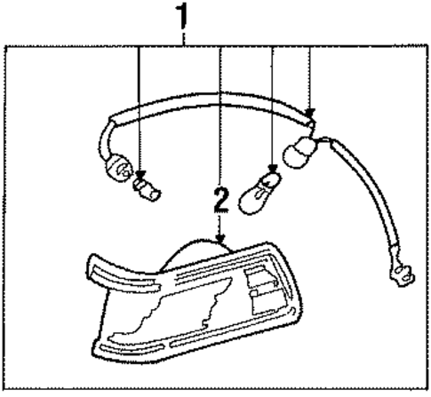 Corner & Side Marker Lamps for 1988 Nissan Maxima #0