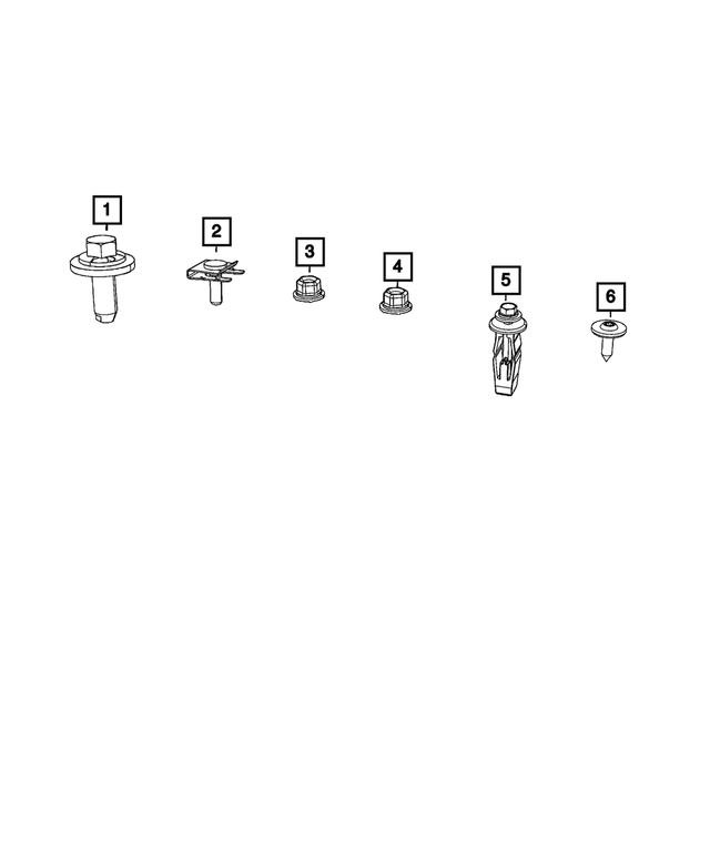 6513036AA - Electrical: Retainer Bolt for Mopar Image