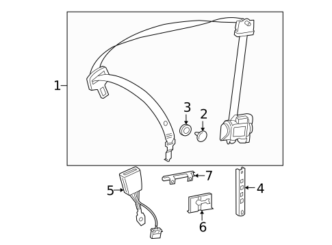 Front Seat Belts for 2006 Mercedes-Benz CLS500 #0