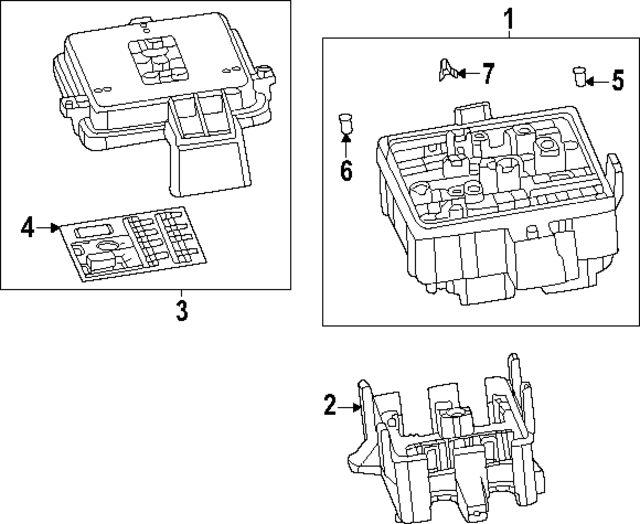 85609049 - : Fuse &amp; Relay Box for GMC: Hummer EV Pickup, Hummer EV SUV Image