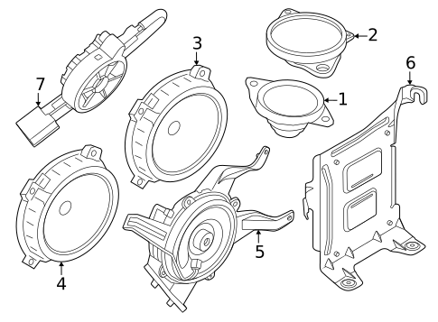 Sound System for 2024 Hyundai Kona #0