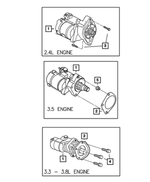 4748046AC - Electrical: Engine Starter for Mopar Image