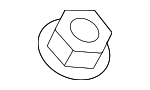 9017906205 - Body: Wiper Arm Nut for Lexus Image