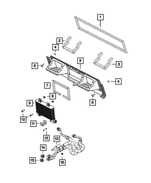 Engine Oil Cooler for 2022 Ram 1500 #0