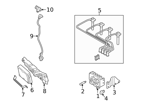 Ignition Coil for 2000 Mazda Protege #0