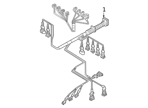 Wiring Harness for 2001 Volkswagen Passat #0