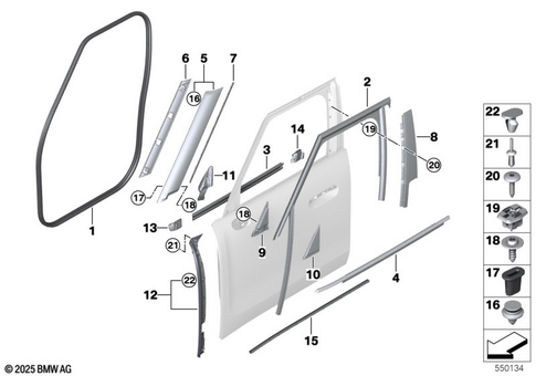 Door, Front for 2024 Mini Countryman SE ALL4 #0