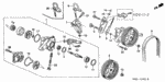 56167P2A003 - Engine: SPACER, PUMP SEAL for Honda Image