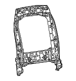 68050468AA - Body: Seat Back Frame for Mopar Image