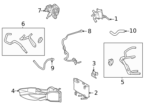 Oil Cooler for 2025 Toyota Sienna #0