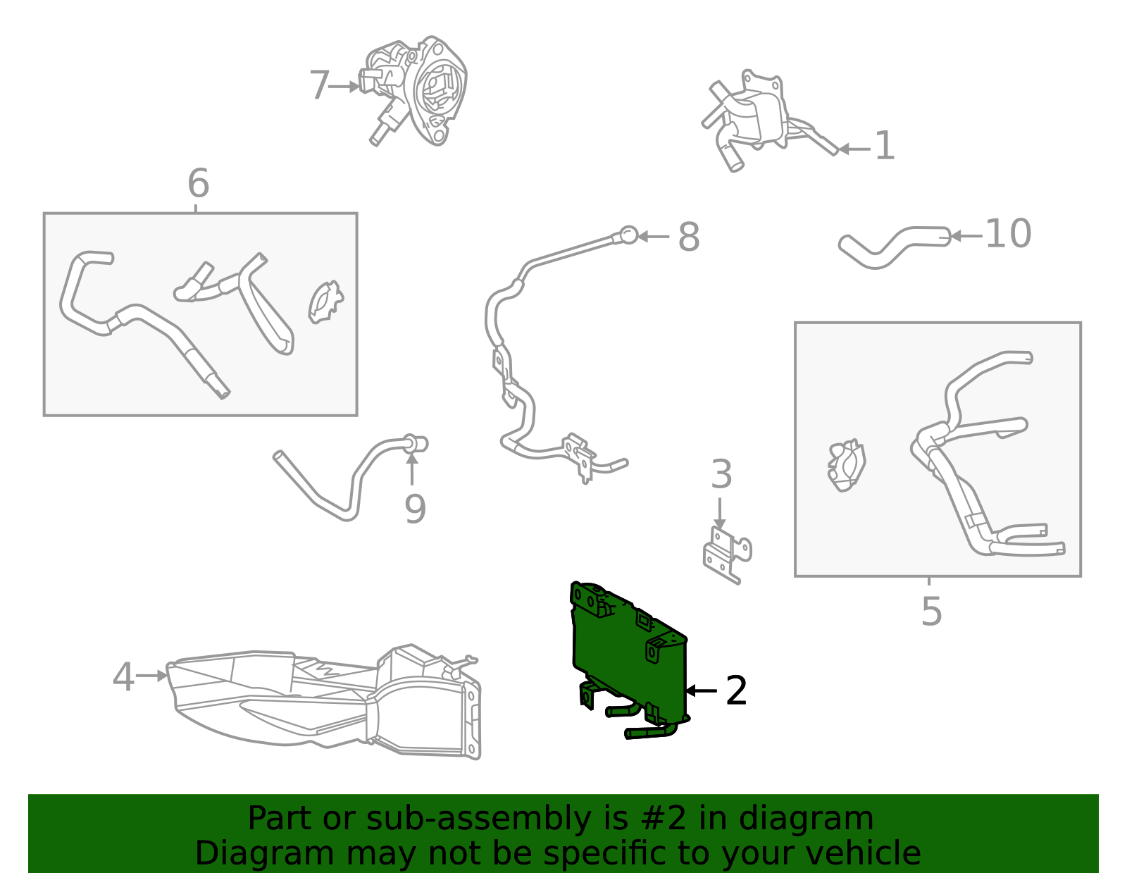 2021-2025 Toyota Sienna Trans Cooler 32910-08010 | Toyota Parts Center