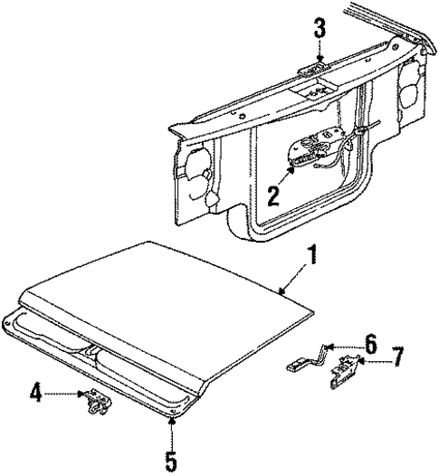 Hood & Components for 1989 Dodge Dakota #0