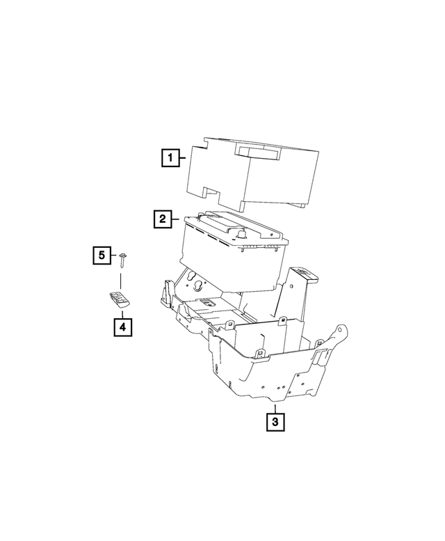 BA94R765AB - Electrical: Storage Battery, Canada for Mopar Image