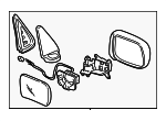 76200SCAA42ZB - : Mirror Assembly for Honda: CR-V Image