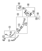 68541365AA - Exhaust: Spring Bolt, Right for Mopar Image