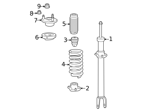 Struts & Components for 2021 Mercedes-Benz AMG&reg; GT 43 #0