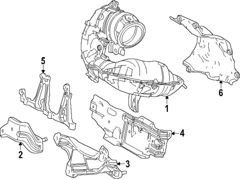 Exhaust Manifold for 2025 Toyota Grand Highlander #0