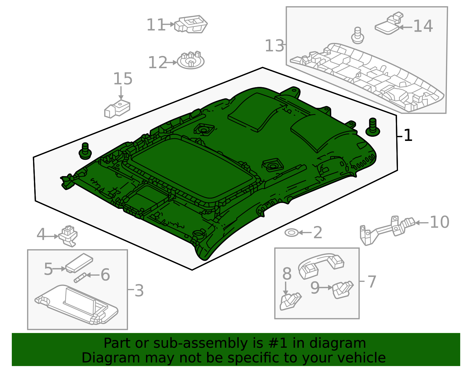 83201-3W0-A52ZB - Headliner 2023-2026 Honda HR-V | Toronto Honda Parts