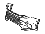 521190E973 - Body: Bumper Cover for Lexus: TX350, TX550h+ Image