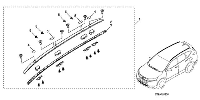 Roof Rails for 2019 Honda CR-V #0