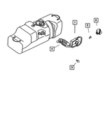 52102401AB - Fuel: Fuel Filler Housing for Mopar Image