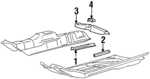443803231A - Body: Seat Support for Volkswagen: Jetta Image
