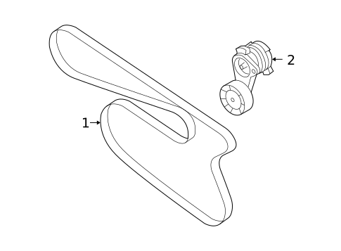 Belts & Pulleys for 2007 BMW Z4 #0