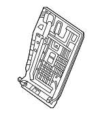 9208900 - Body: Seat Back Frame for Mercedes-Benz: EQE 350, EQE 350+, EQE 500, EQE AMG&amp;reg;, GLC 300, GLC 350e, GLC 43 AMG&amp;reg;, GLC 63 AMG&amp;reg; S E Performance Image image