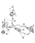 68146851AA - : Power Steering Return Hose for Chrysler: Pacifica Image