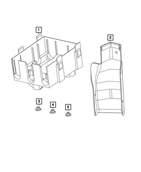 Power Distribution, Fuse Block, Junction Block, Relays and Fuses for 2023 Ram 1500 #8