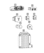 68473947AB - Interior Trim: Charging Port Usb for Dodge: Durango Image