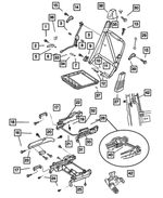 4863942 - Interior Trim: Screw for Mopar Image