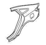 71503C1C00 - Body: Quarter Panel for Hyundai Image