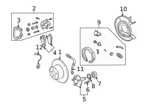 Disc Pads & Brake Shoes for 2006 Pontiac GTO #0