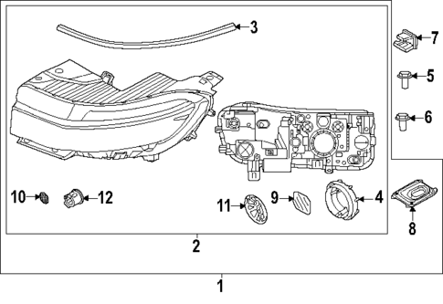 Headlamp Components for 2025 Hyundai Ioniq 5 #0