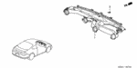 9391314420 - Interior/Bumper: SCREW, TAPPING (4X16) (PO) for Acura Image