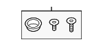 52209812646 - Body: Seat Back Frame Hardware Kit for Mini Image